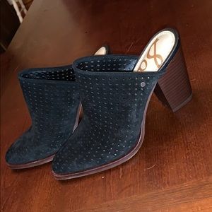Sam Edelman Black Suede Heels